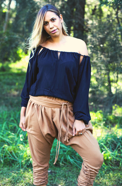 Slouch Pant Camel