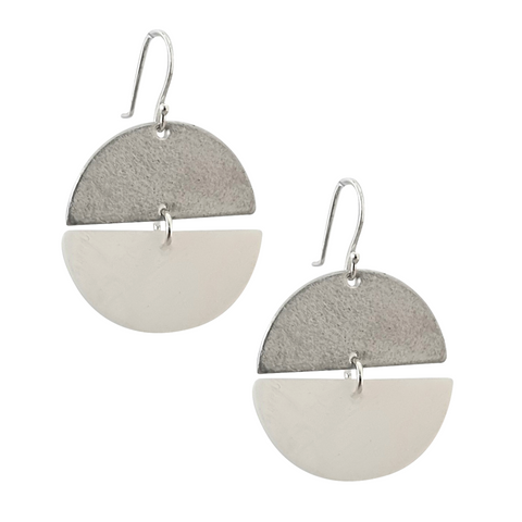 Shell and Disc Earrings