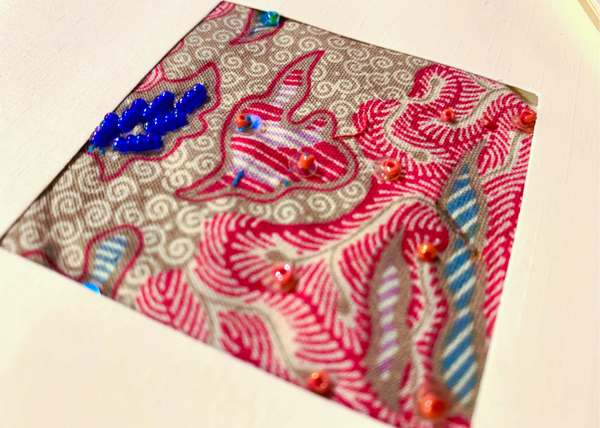 Hand Beaded Greeting Card - Individual Card
