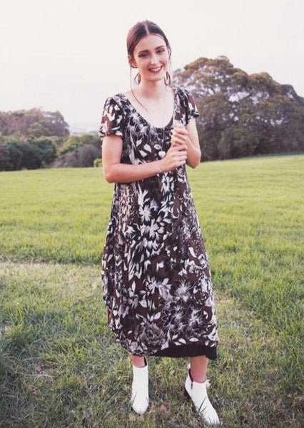 Andrea Drape Dress