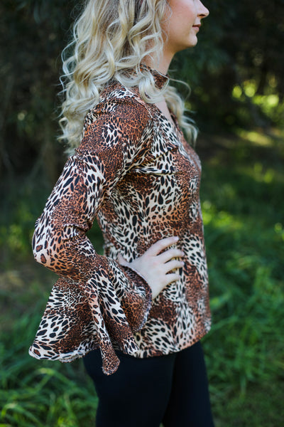 Juliette Top Leopard