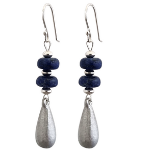 Bomb & Lapis Earrings