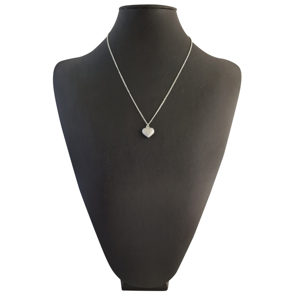 Small Heart Necklace on Sterling Silver Chain