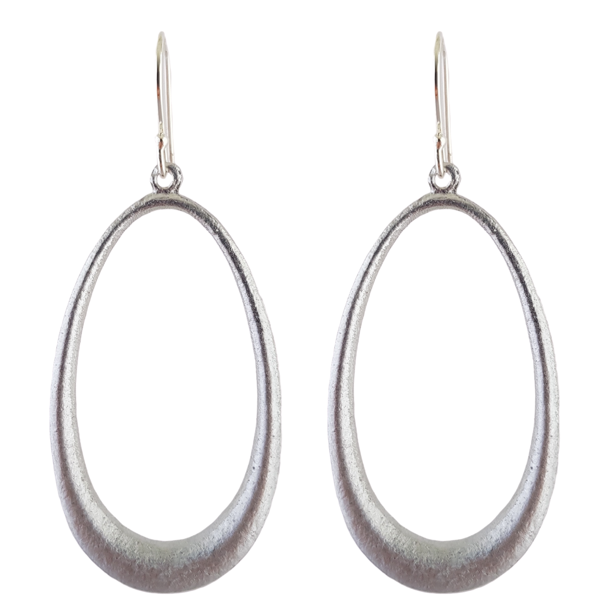 Oval Hoop Earrings