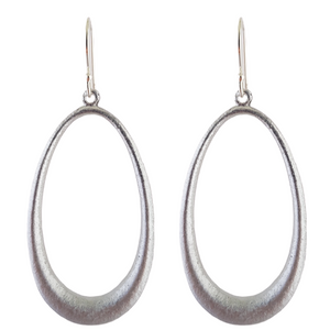 Oval Hoop Earrings
