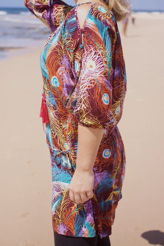 Kelly Dress - Peacock Red (EASY-FIT)