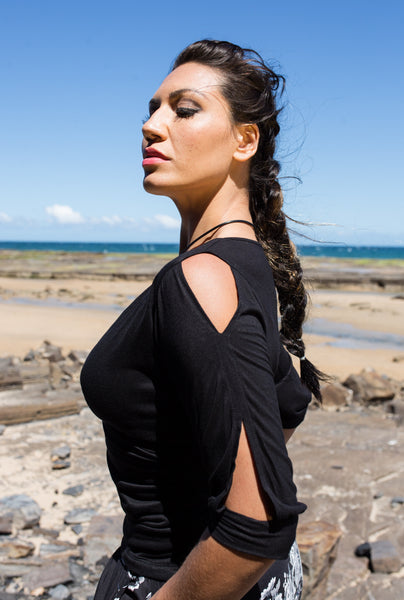 Ivy Top in Stretch Cotton