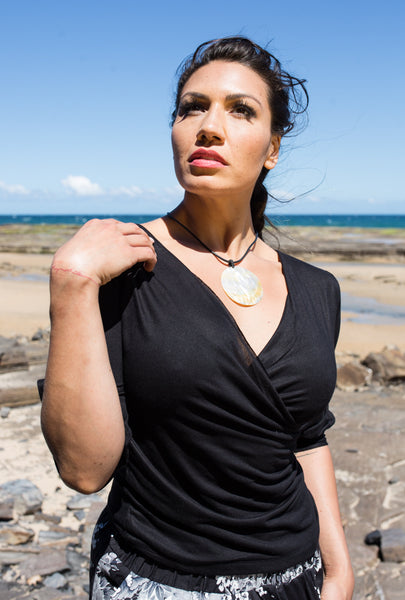 Ivy Top in Stretch Cotton