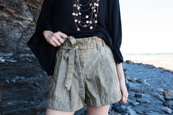Celeste Pleated Shorts