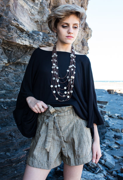 Celeste Pleated Shorts