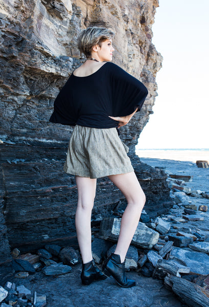 Celeste Pleated Shorts