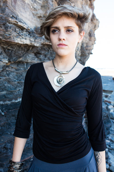 Ivy Top in Stretch Cotton
