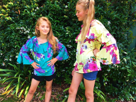 Kids/Tweens Flare Sleeve Top