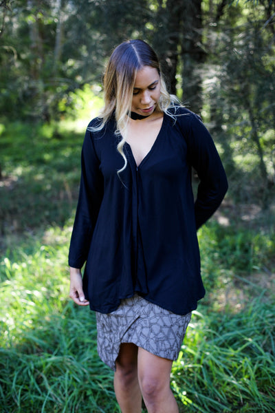 Evie Top Black