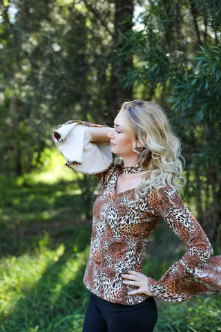 Juliette Top Leopard