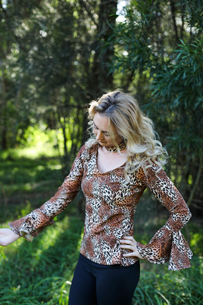 Juliette Top Leopard