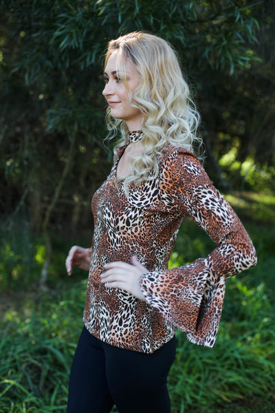 Juliette Top Leopard