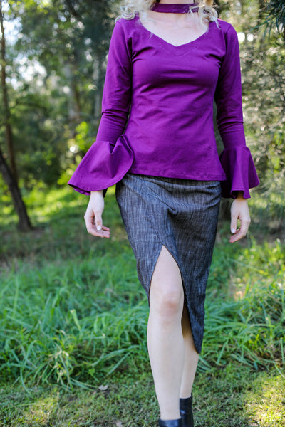 Keira Skirt Basalt