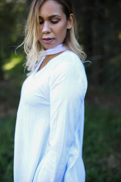 Evie Top White