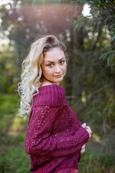 Adelle Knit Rose