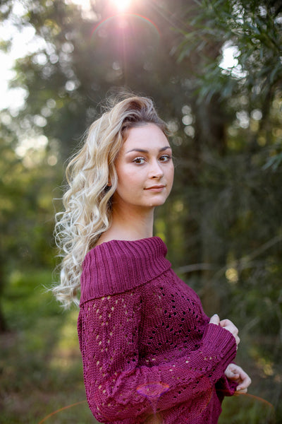Adelle Knit Rose