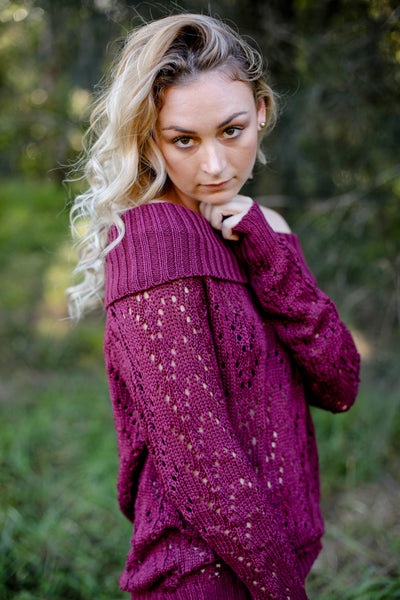 Adelle Knit Rose