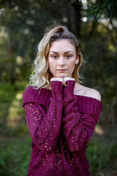 Adelle Knit Rose