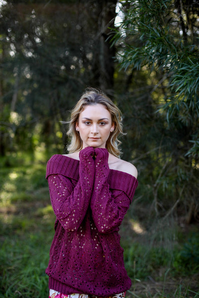 Adelle Knit Rose