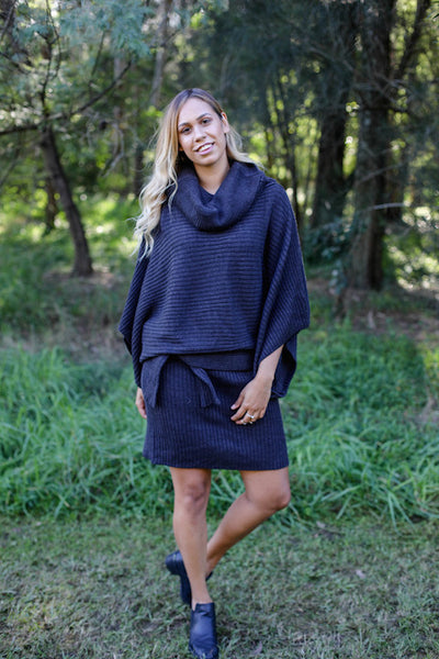 Frankie Hand-Loomed Knit Dress