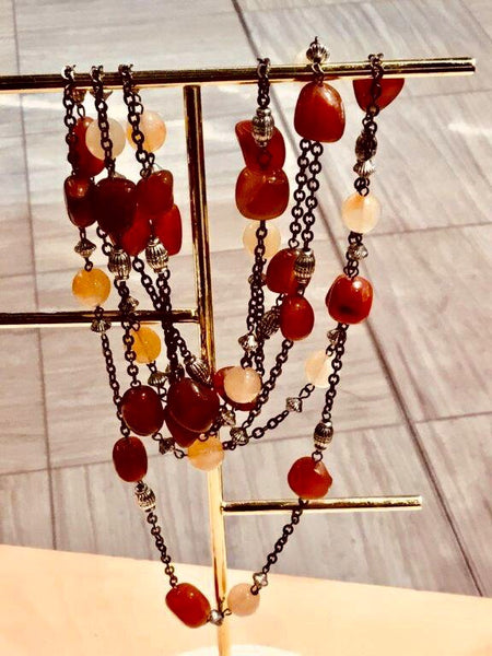 Vintage Style Bead Necklace