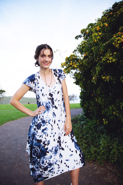 Andrea Drape Dress