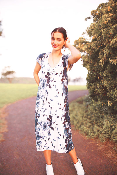 Andrea Drape Dress