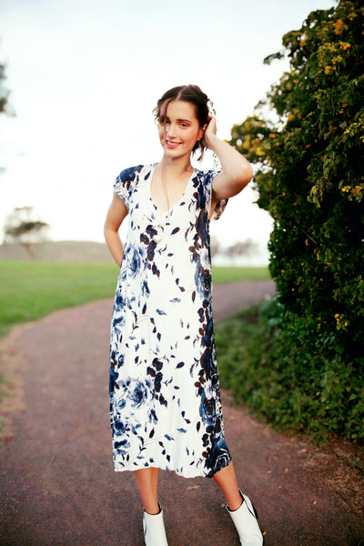 Andrea Drape Dress